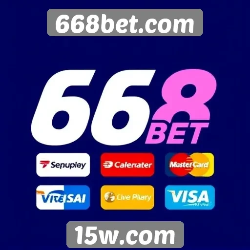 Opções de pagamento disponíveis no 668bet.com